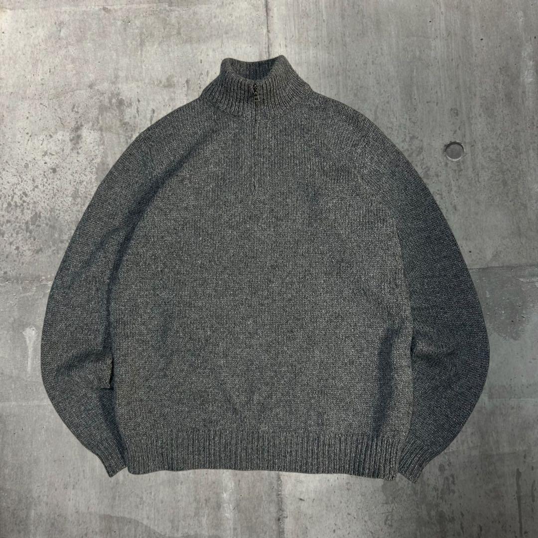 トップス 10aw archive Prada Alpaca Half Zip Knit