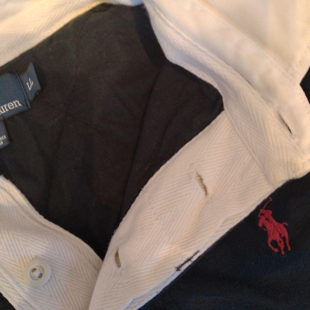 Ralph Lauren ブラック ラガーシャツ サイズLL