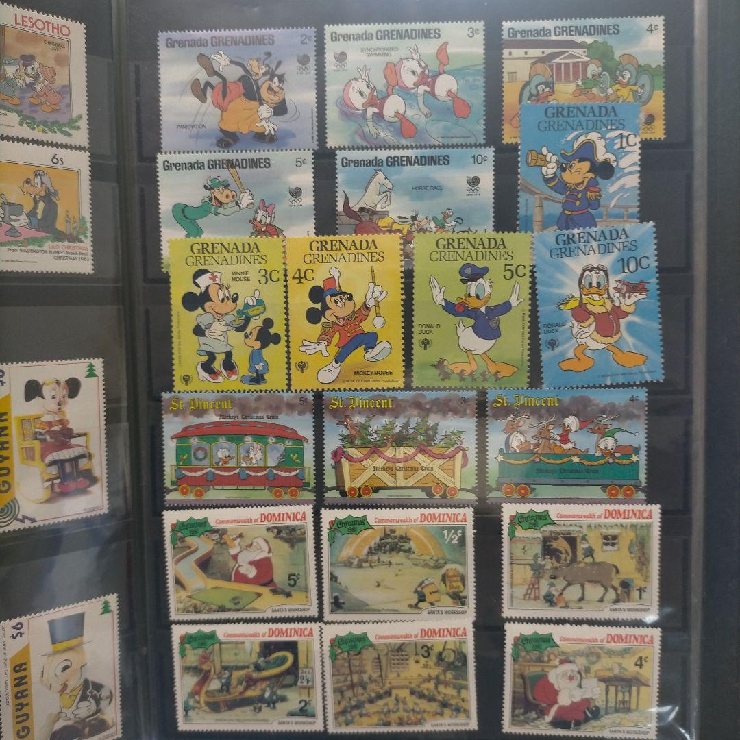 5560 外国切手 複数国 ディズニー シリーズ大量まとめ 全て未使用