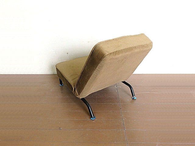 ま*ぁ様 未使用品 ICHIBA/市場 1人掛けソファ「SF-3489BR」 ブ