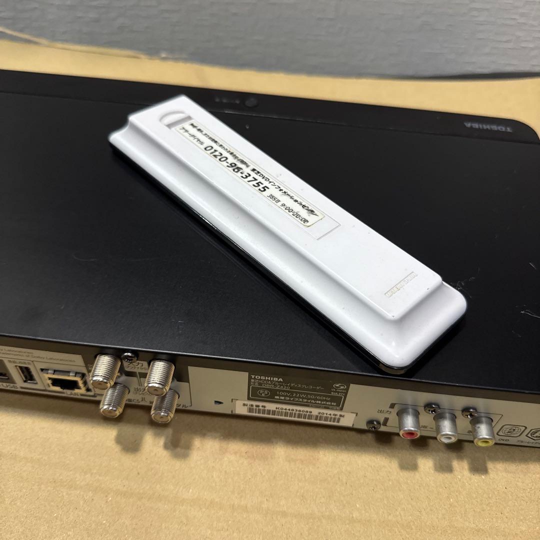 ☆良品 TOSHIBA REGZA DBR-Z420ブルーレイレコーダー 東芝
