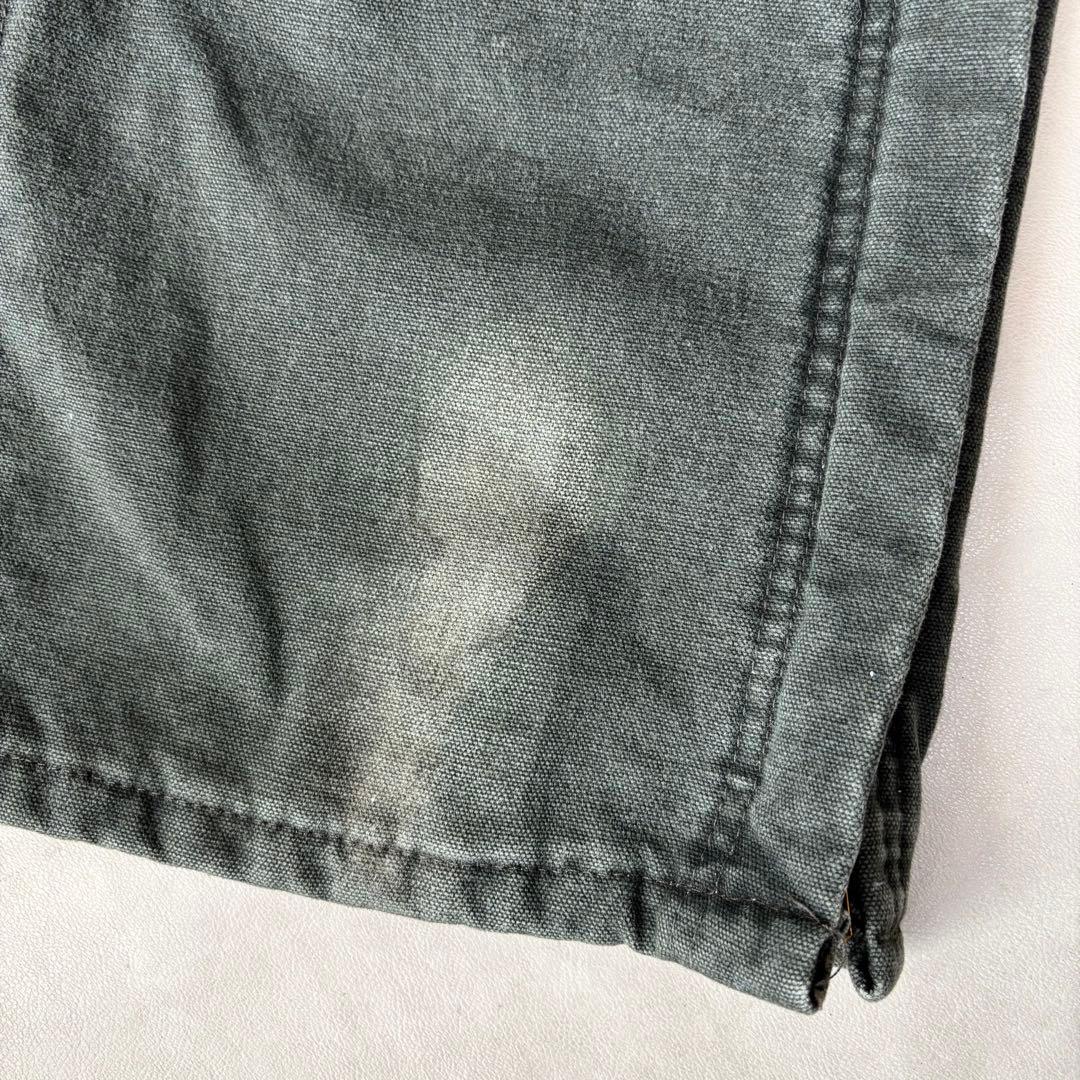 未使用 USA製 カーハート ダブルニー ダック オーバーオール モスグリーン