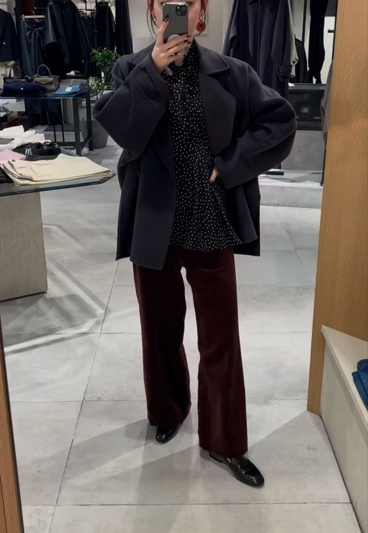 IENA スーパー160ダブルフェイスショートコート