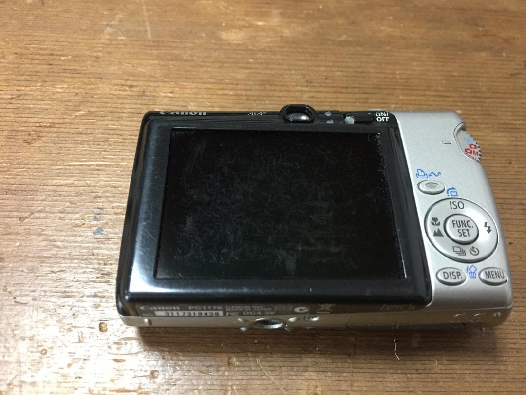 撮影画像あり 訳あり動作品　Canon　IXY DIGITAL　800IS