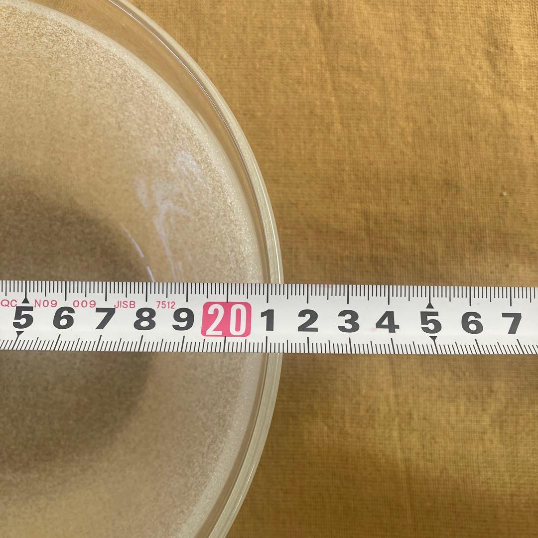 【サイン入り】舩木倭帆　サラダボウル　ガラスボウル　気泡入り