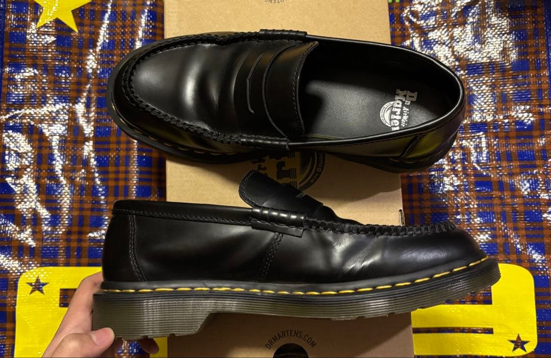 靴 Dr. Martens penton BLACK Loafer