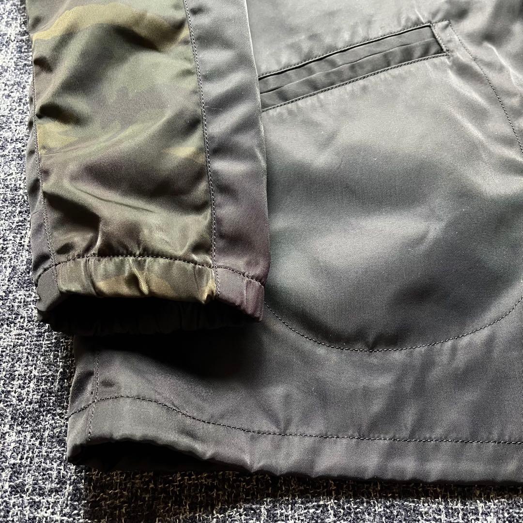 鉄雪SOPHNET. ナイロンジャケット 黒 ソフネット　コーチ　ブルゾン