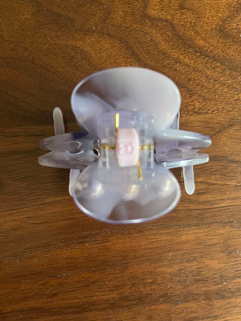 アレクサンドルドゥパリ2025aw♡パール付きパープルヘアクリップ