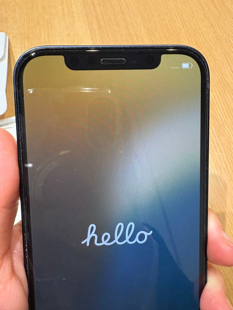 美品　iPhone 12 64GB 箱付き　ブラック　SIM