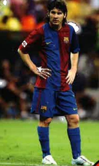 リオネル・メッシ　直筆サイン