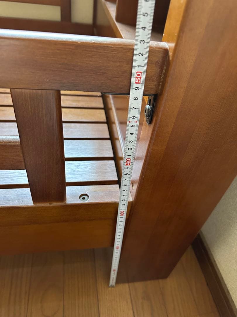 木製シングルスノコ　２段ベッド 組立説明書付き