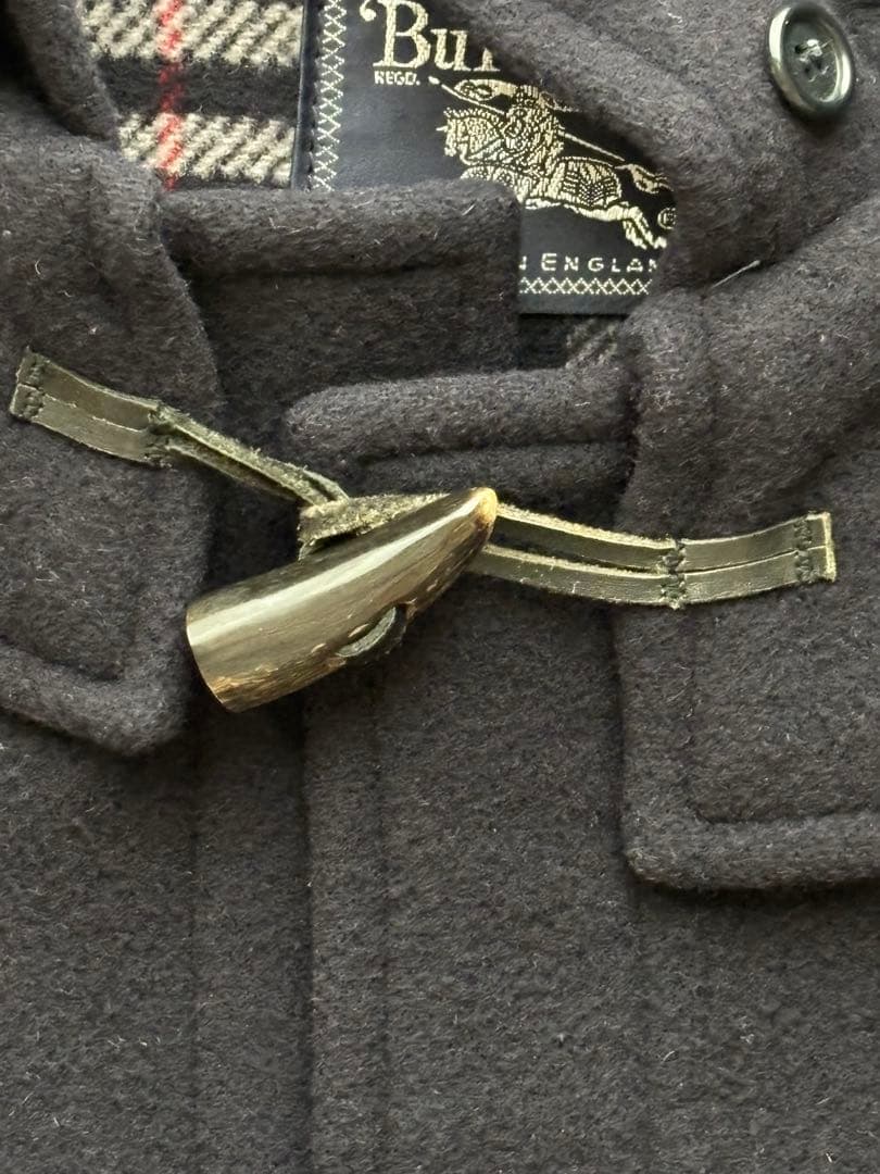 Burberrys バーバリー ダッフルコート ノバチェック ネイビー XＬ