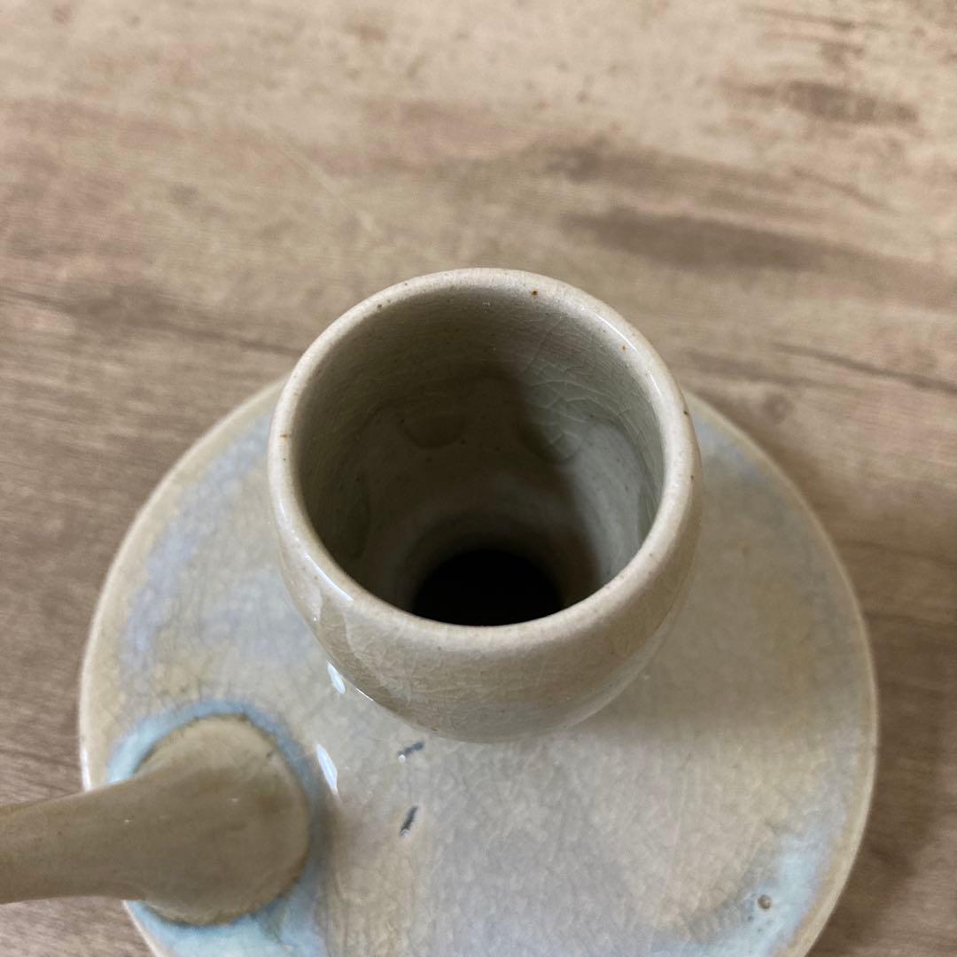 遠州七窯　奈良赤虜焼　香柏窯　尾西樂斎　楽斉　酒器　徳利