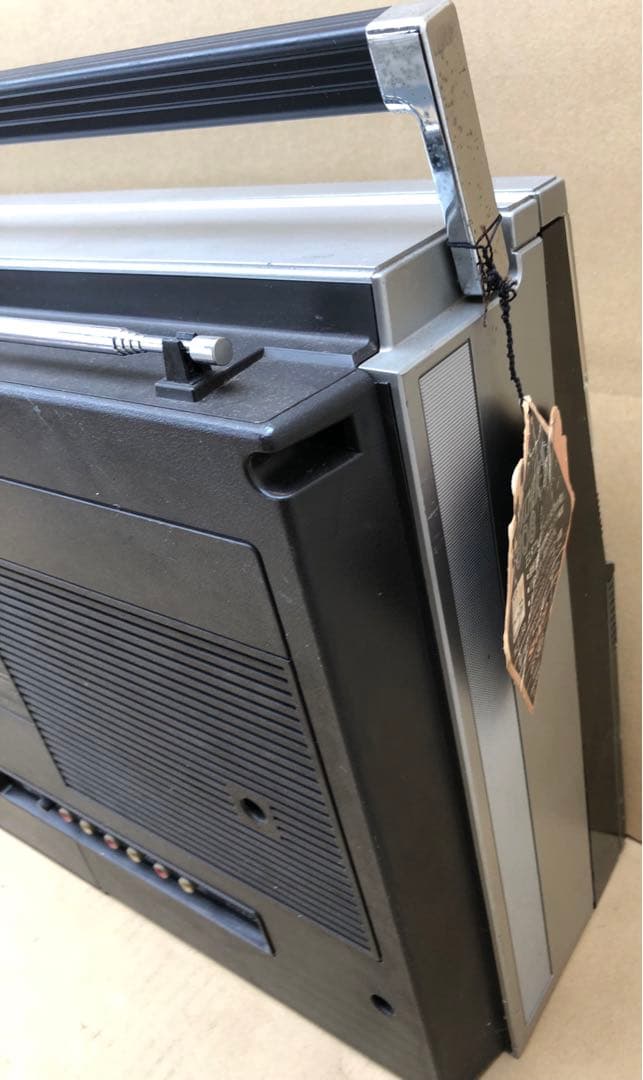 SHARP ザ・サーチャーW GF-808 ラジカセ　 年代物(I1)