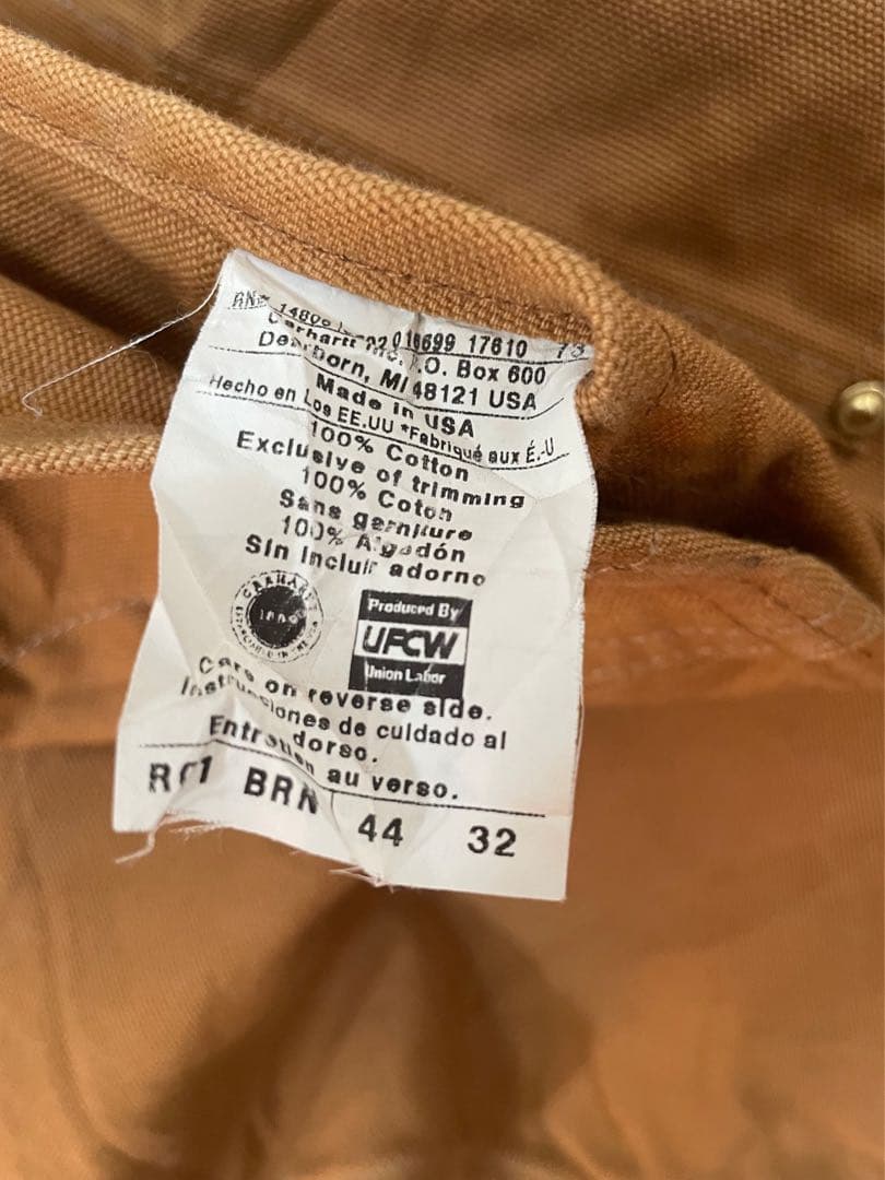 シ*ガ様 【USA製90s】Carhartt オーバーオール