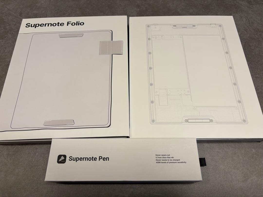 ま*様 Supernote Nomad 3点セット