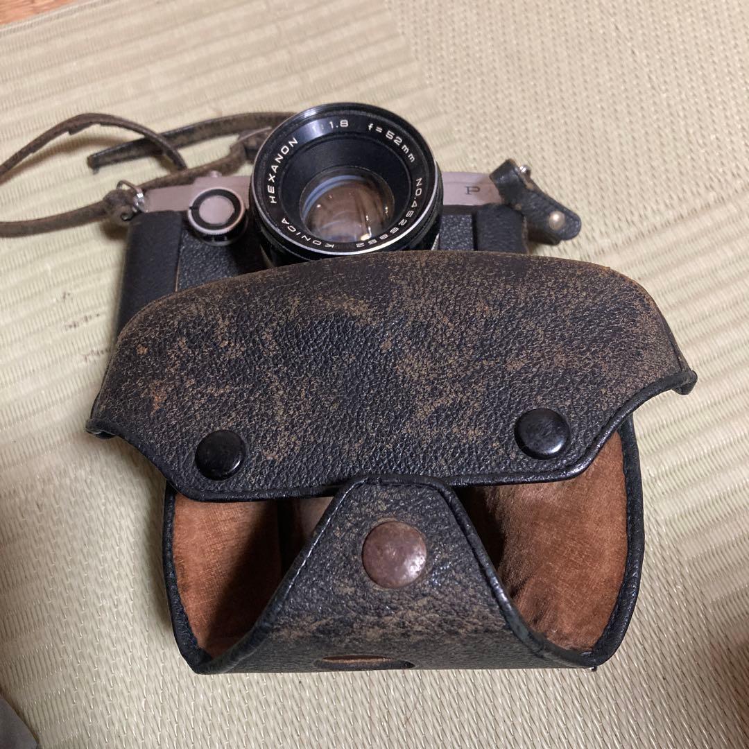 フィルムカメラ レザーケース付き