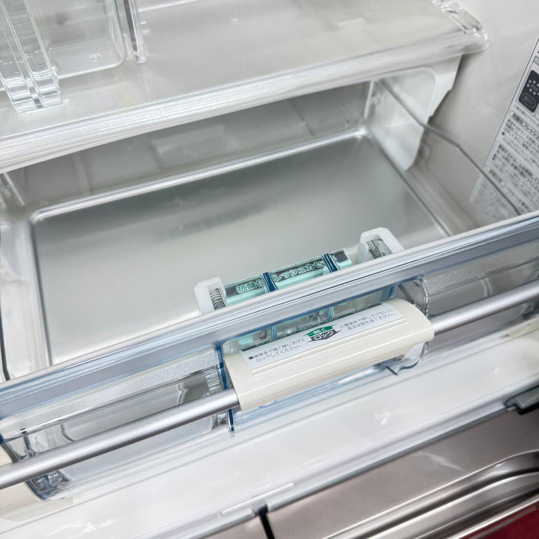 都内23区配送無料　日立2015年製5ドアガラストップ冷蔵庫　415L