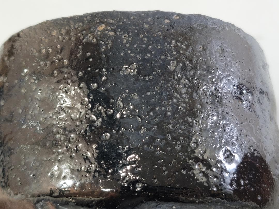 茶道具　黒楽茶碗 美品　 楽茶碗　抹茶碗 DT766