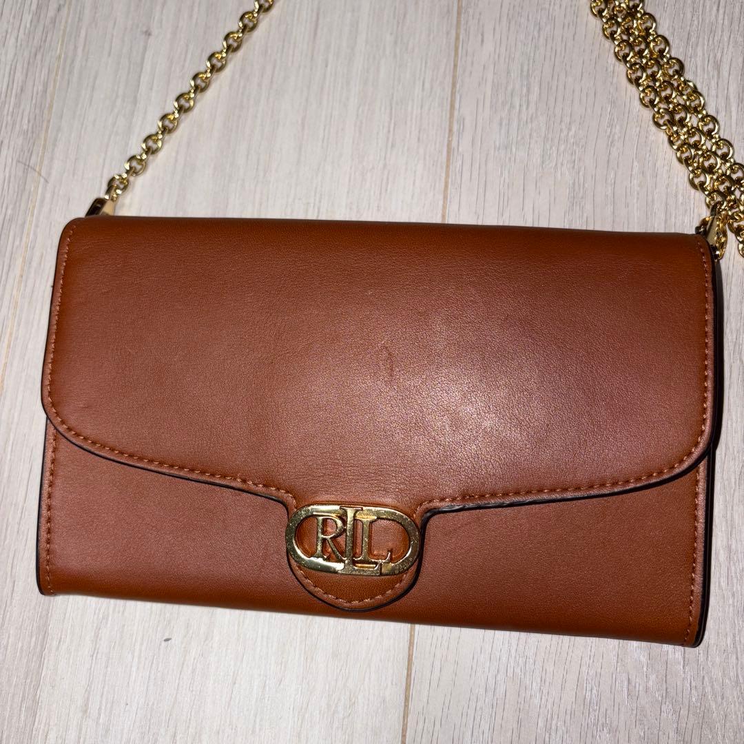 極美品！お財布 ショルダーバッグ チェーン ラルフローレン