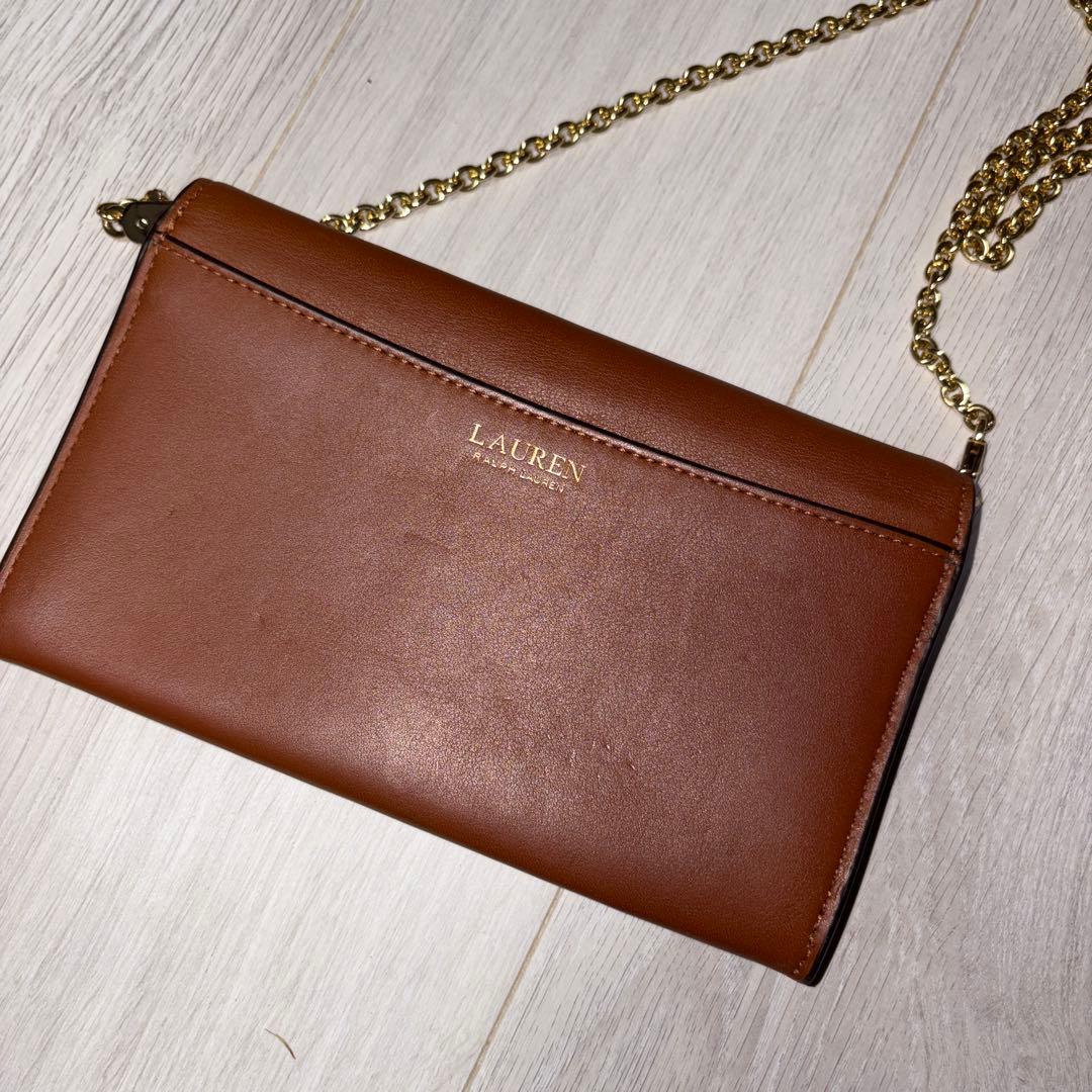 極美品！お財布 ショルダーバッグ チェーン ラルフローレン