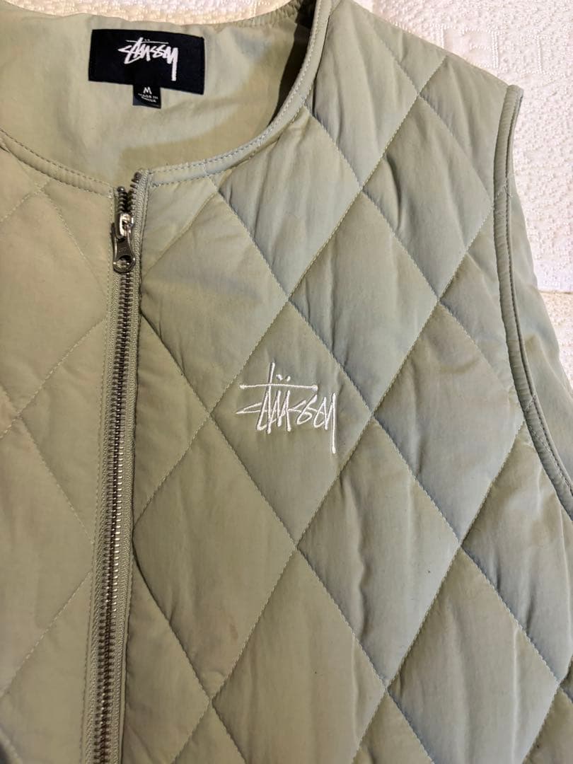 STUSSY DIAMOND QUILTED VEST ダイヤキルト 22SS