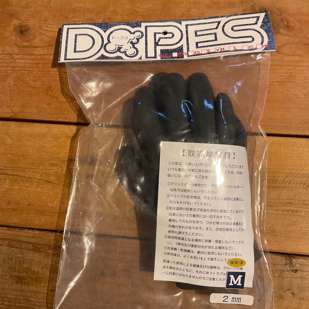 s ドープス　サーフグローブ　Mサイズ　2㎜