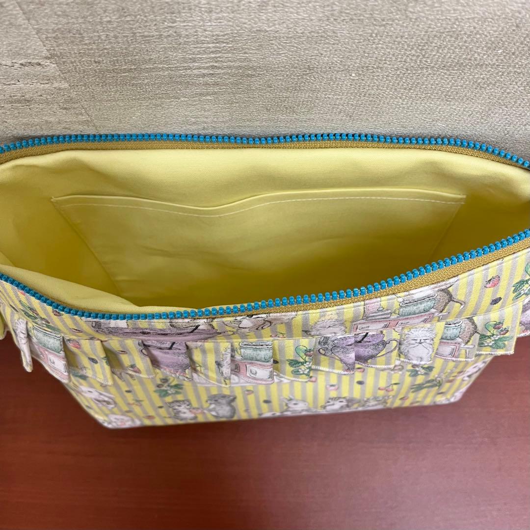 yukiemonハンドメイド　たっぷりフリル30㎝ショルダーバック