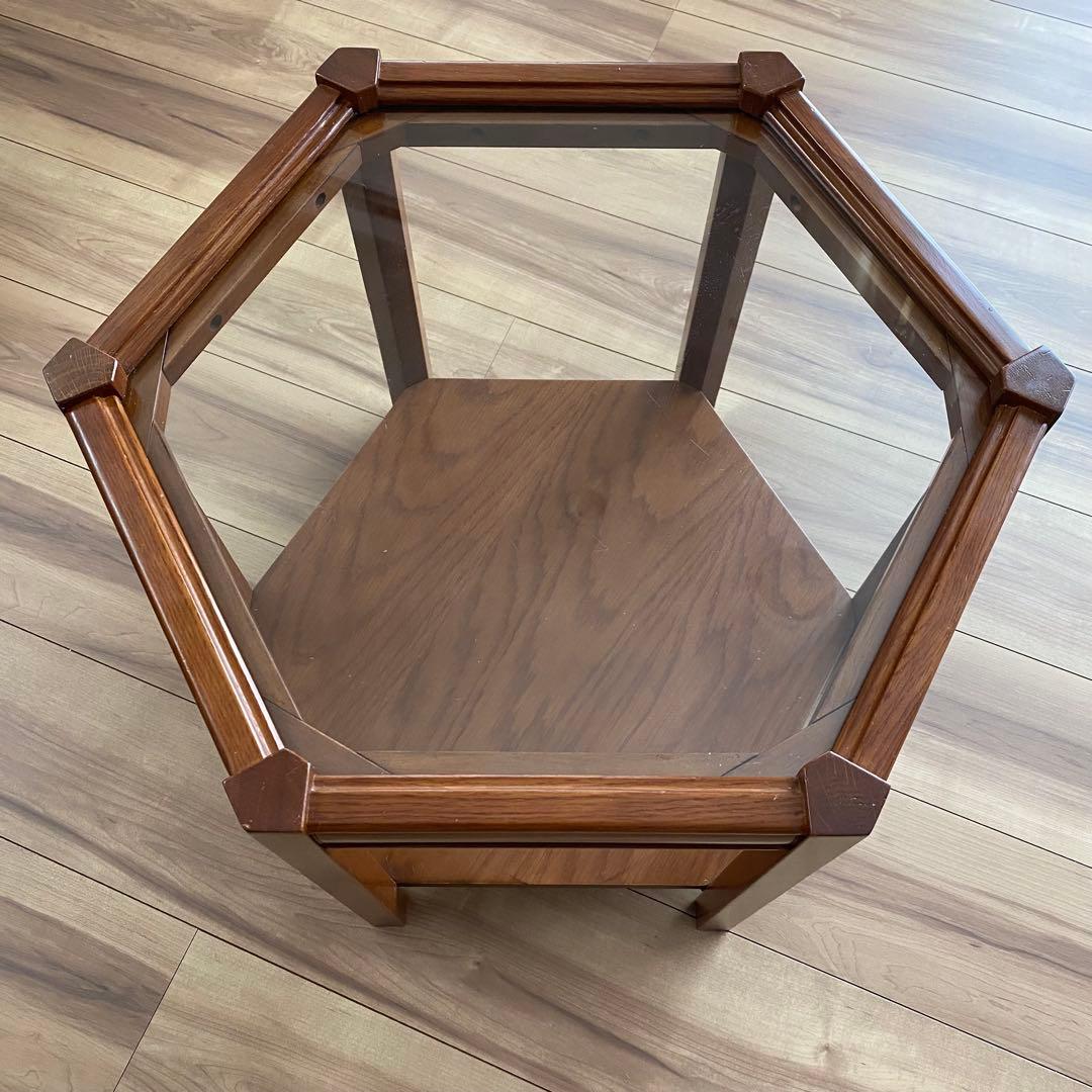 ACME Furniture/BROOKS HEXAGON TABLE ガラス