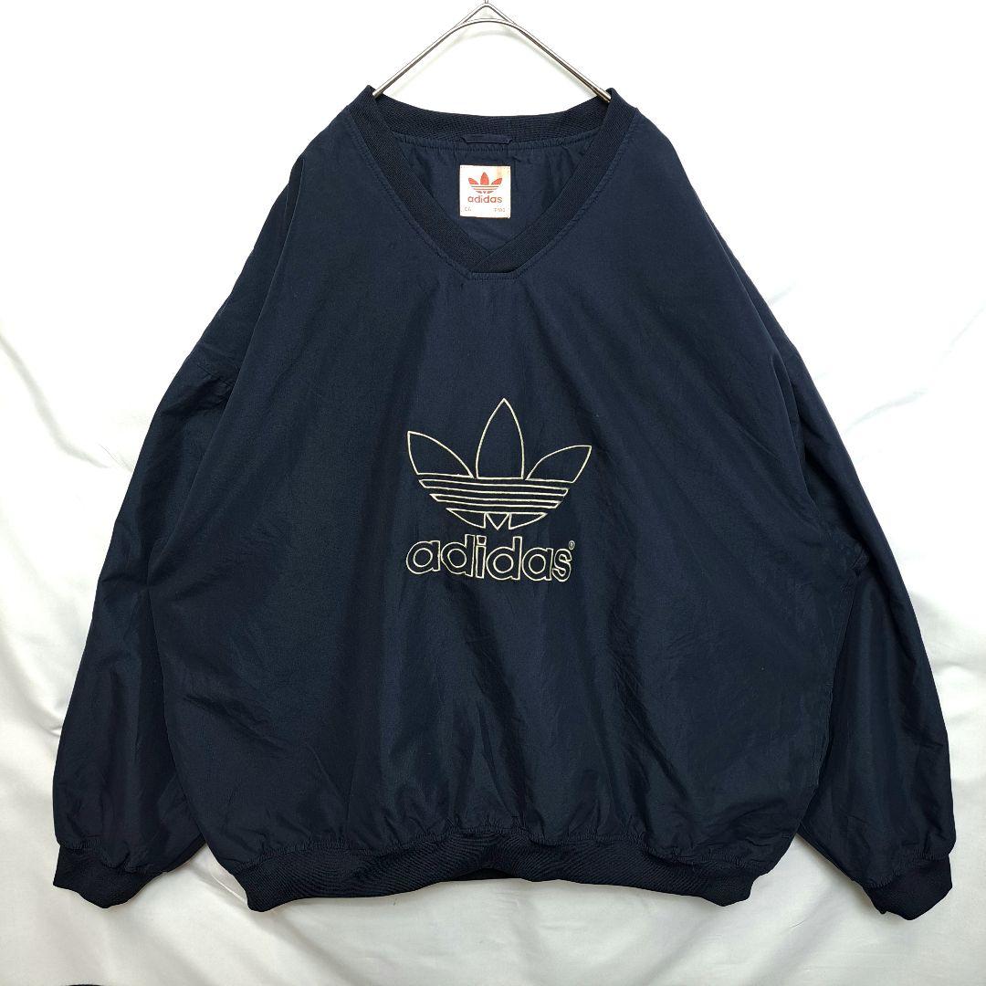 【美品】adidas　アディダス　トレフォイルロゴ　ビッグロゴ　赤タグ