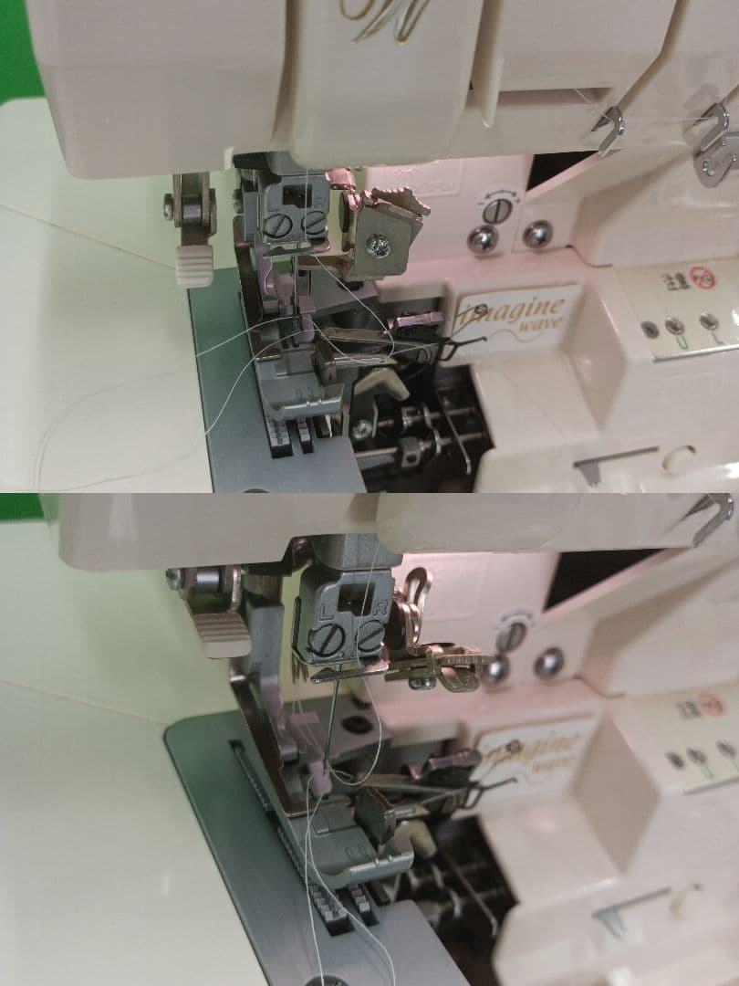 babylock BLAT4W Imagine Wave2本針４本ロックミシン