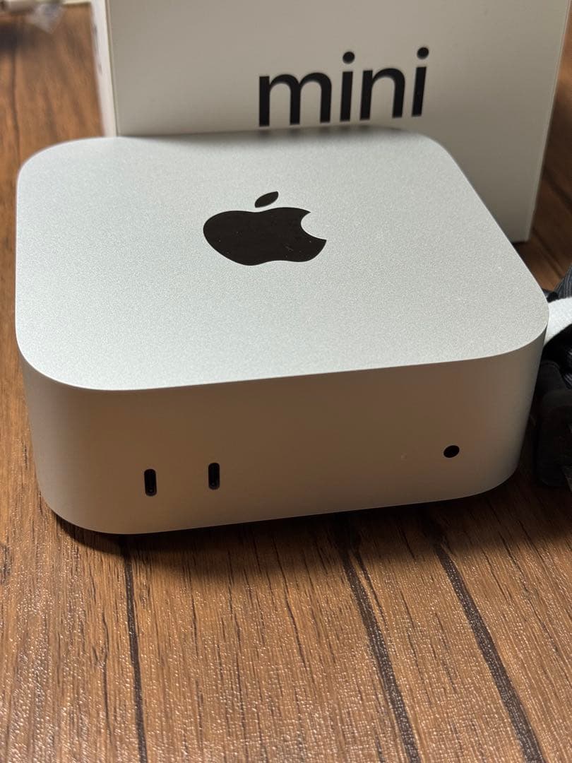Macmini M4チップ 16GBメモリ 2024年モデル保証26年1月まで