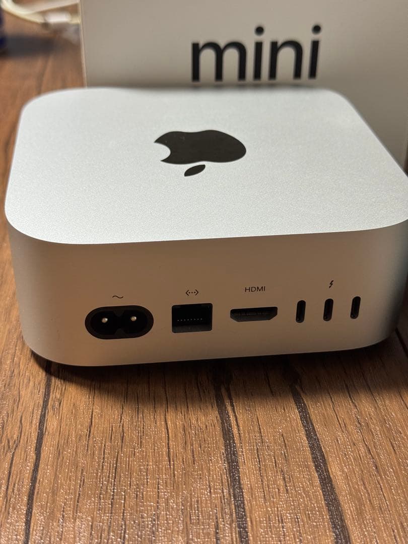 Macmini M4チップ 16GBメモリ 2024年モデル保証26年1月まで