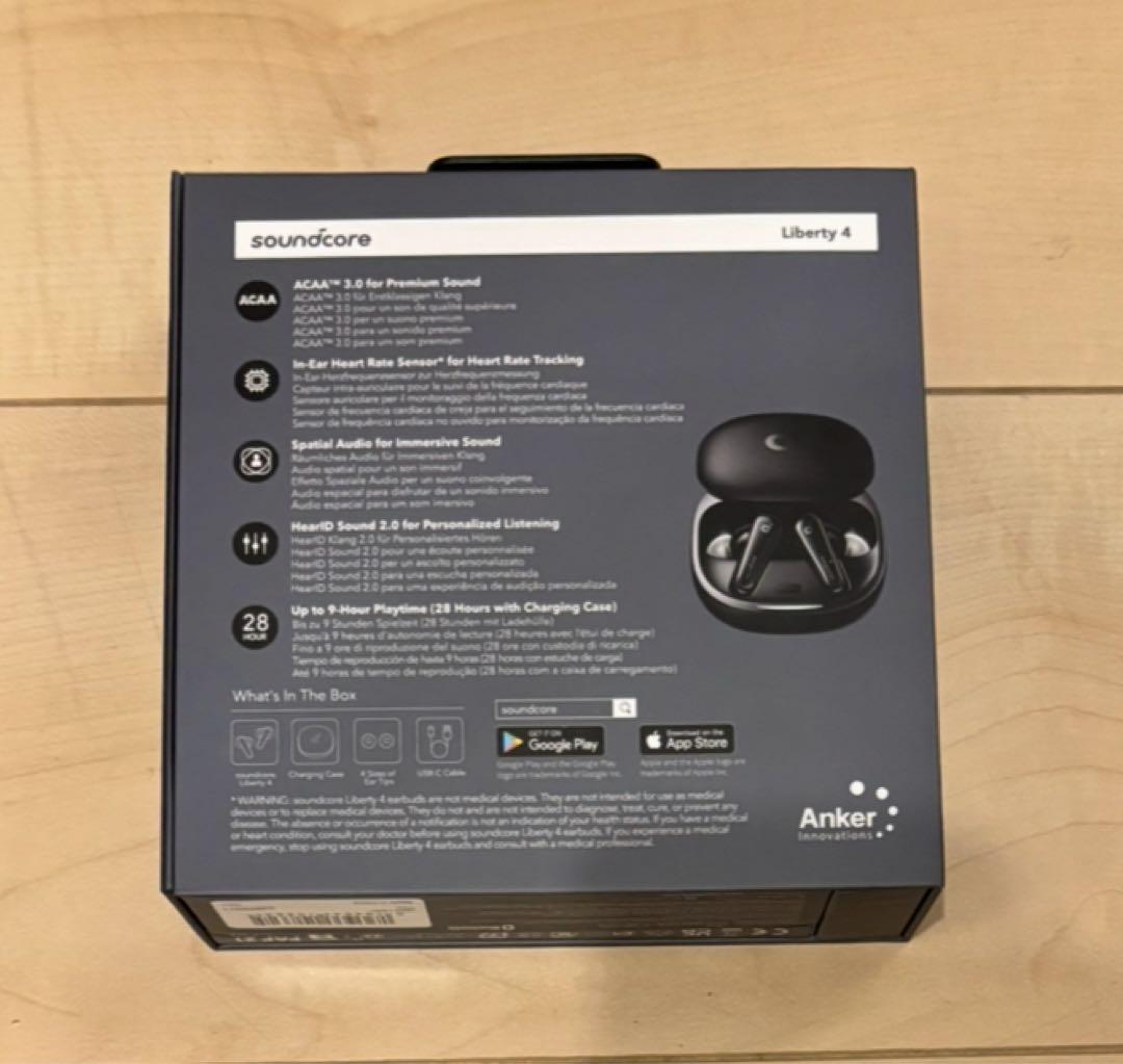 Anker Soundcore Liberty 4（ブラック／LDAC対応）