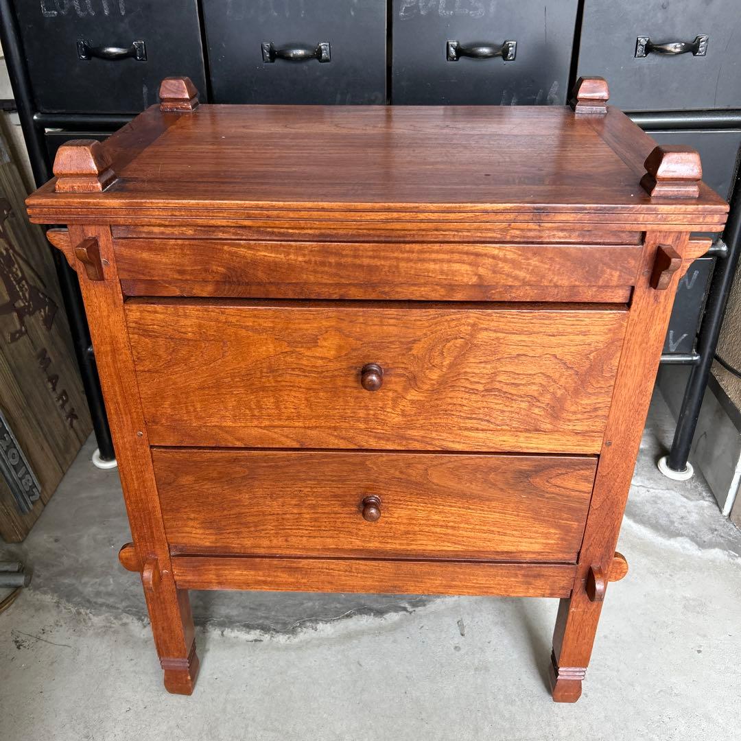 北欧家具 ヴィンテージ マホガニー ドロワーチェスト ミッドセンチュリー 無垢