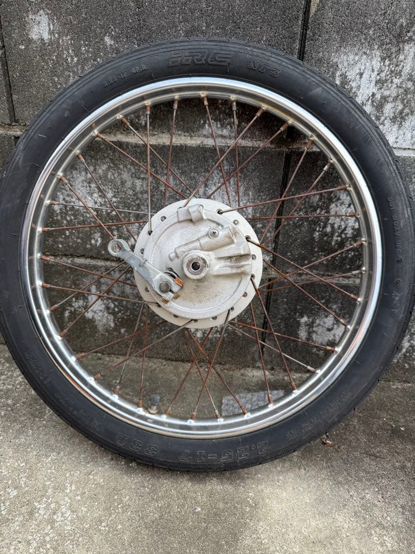 こ*☻様 純正 スーパーカブ 50cc 17インチ スポークホイール セット