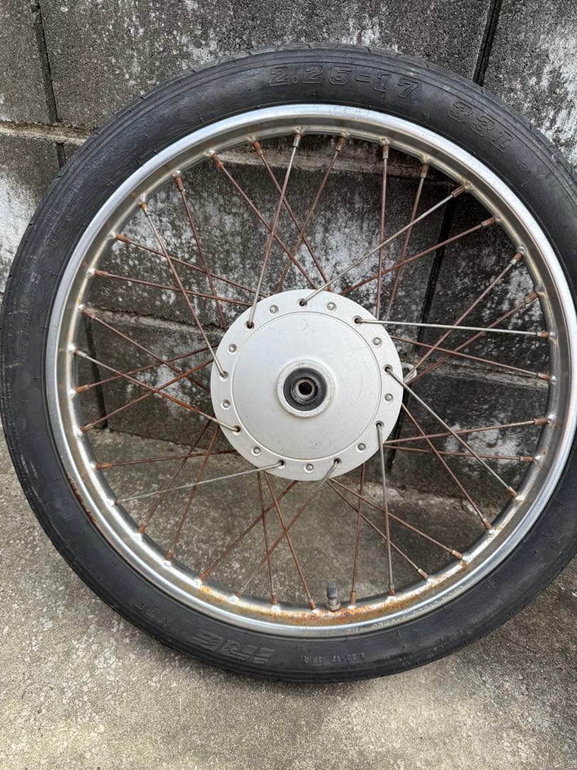 こ*☻様 純正 スーパーカブ 50cc 17インチ スポークホイール セット