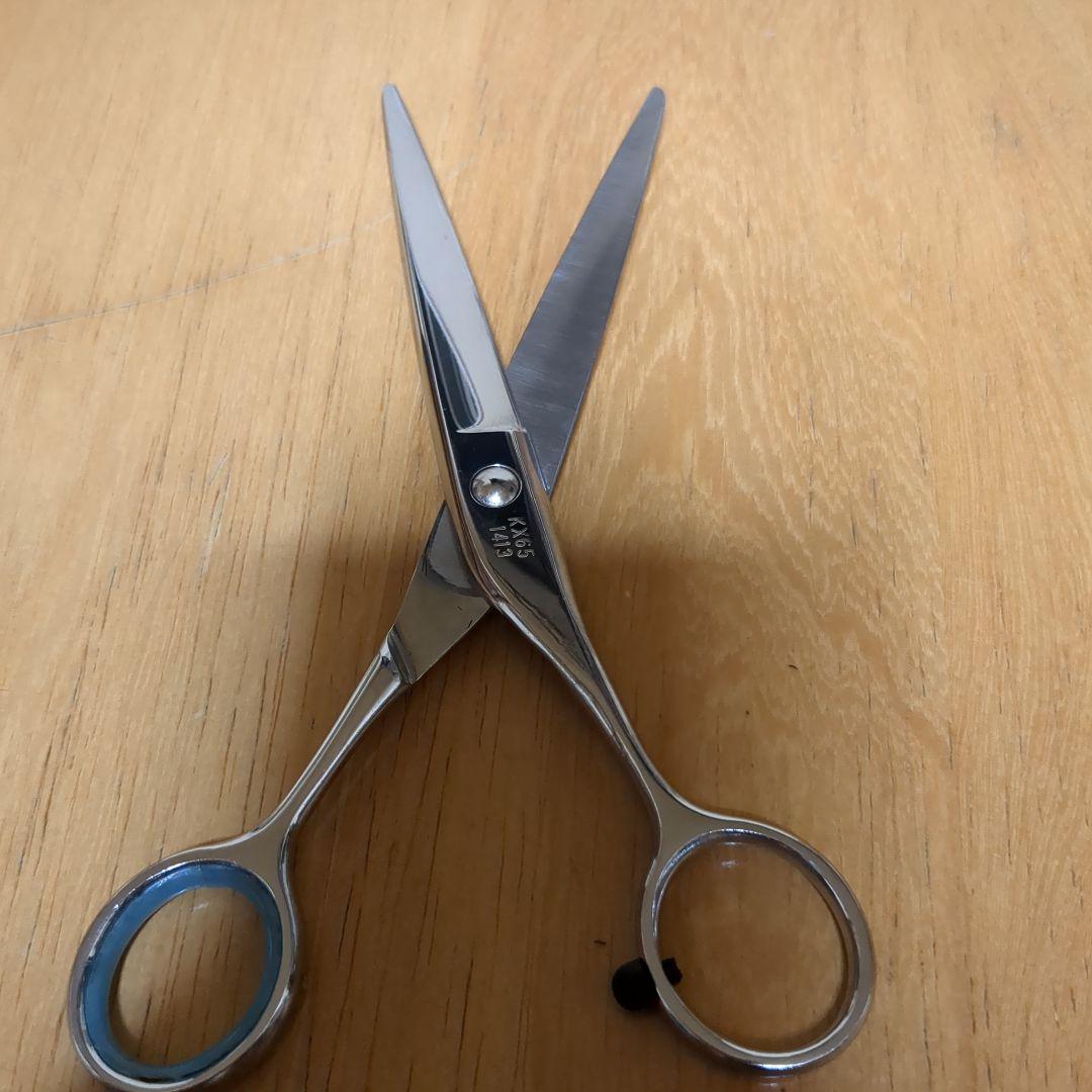 光邦シザー・ストローク用・研ぎ歴無し・メガネハンドル加工してます・6.5インチ