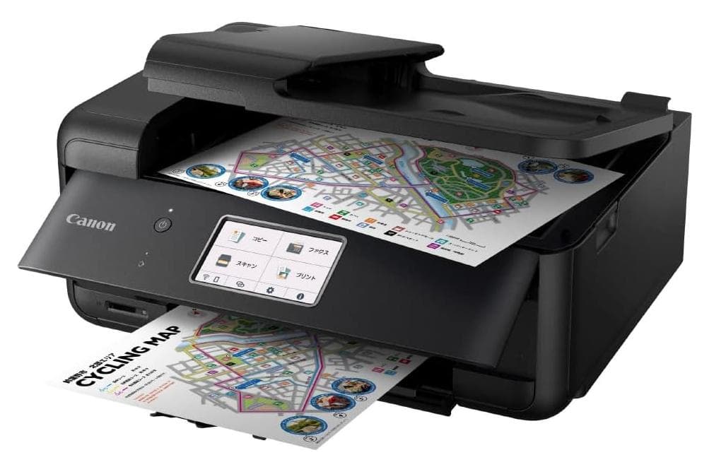 キヤノ❶PRINT❷SCAN ❸COPY ❹FAX