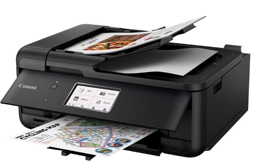 キヤノ❶PRINT❷SCAN ❸COPY ❹FAX