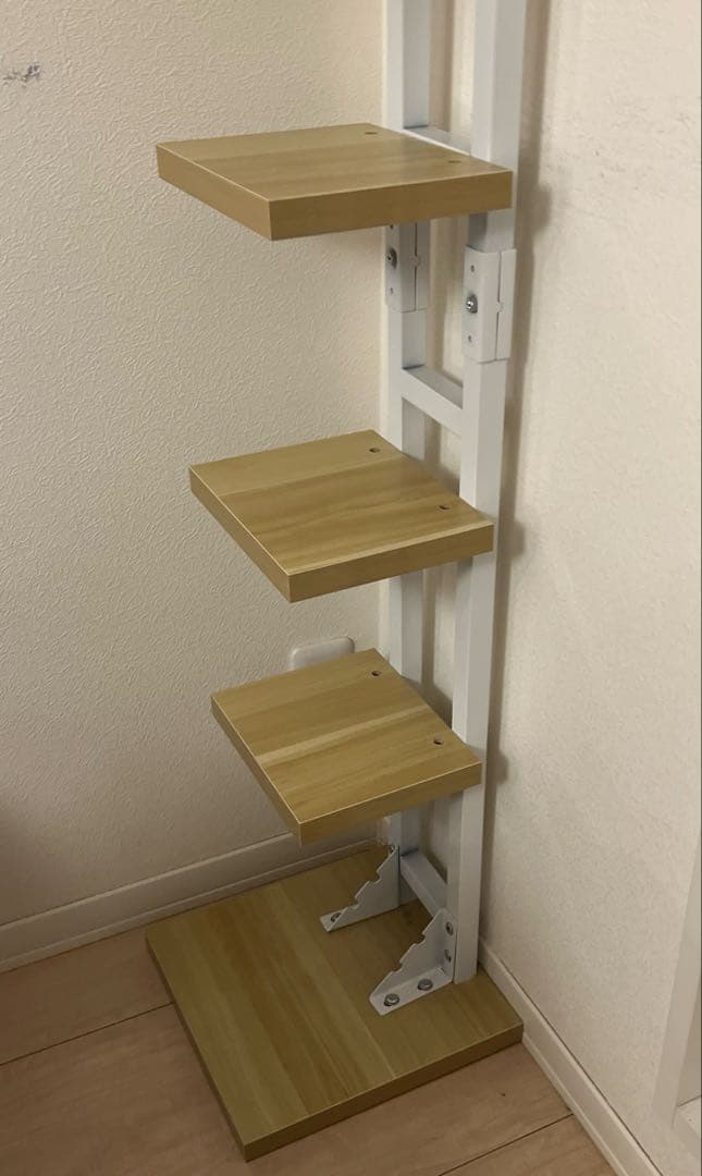 Fuwata ブックタワー スリム 6段 本棚