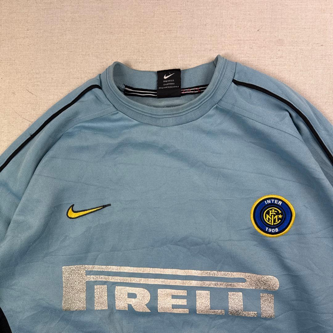 99-00 NIKE インテルミラノ サッカー ドリルトップ トレーニングウェア