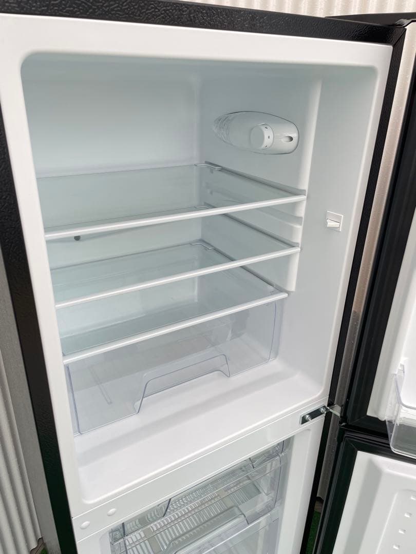 876 アイリスオーヤマ 2ドア冷蔵庫 右開き ブラック 一人暮らし 単身