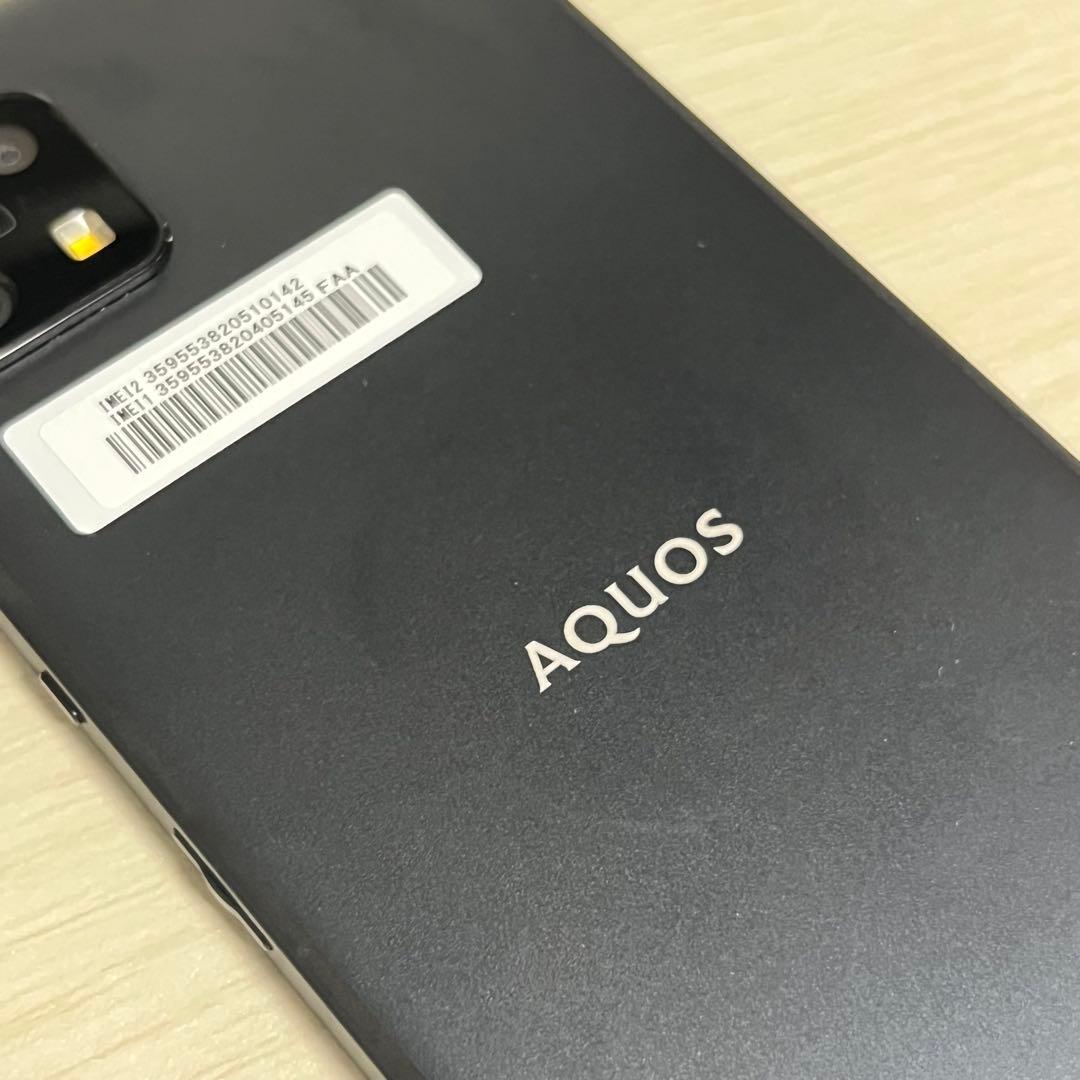 【難あり】AQUOS sense6 128GB SH-M19 ブラック