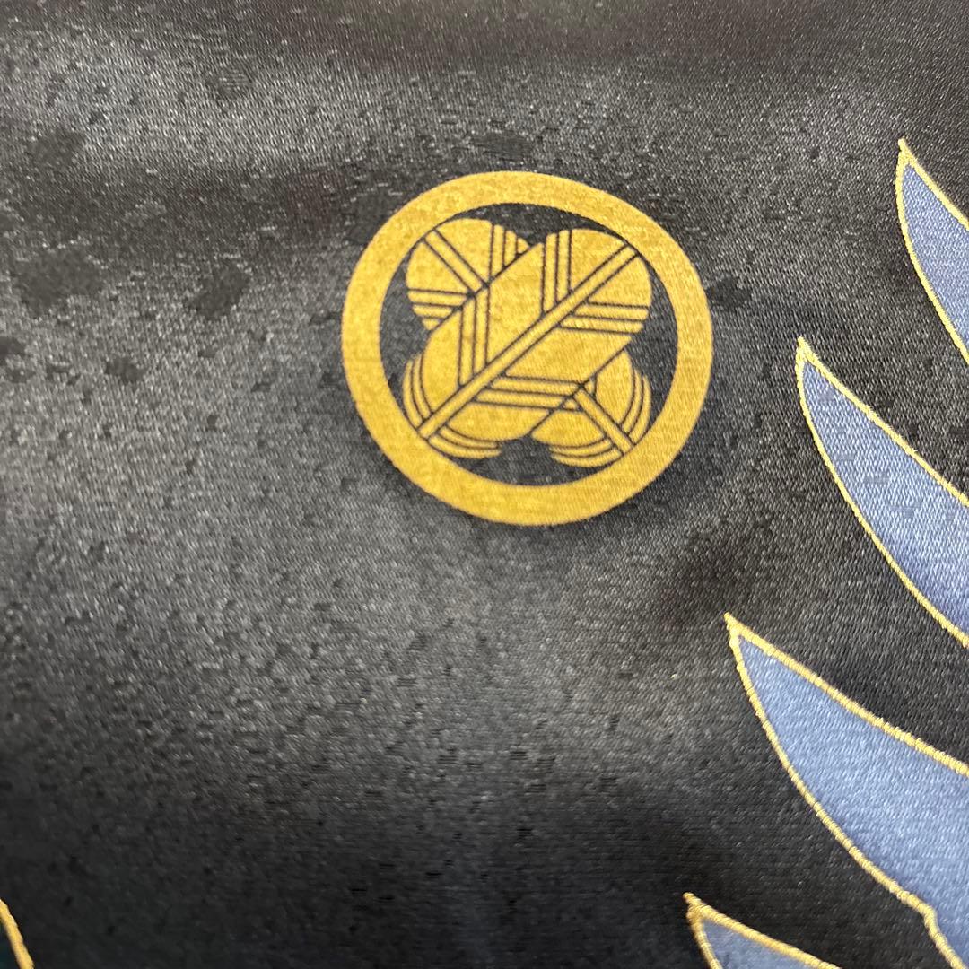 No.15 正絹男の子お祝い着　産着 長襦袢付き　のしめ 七五三