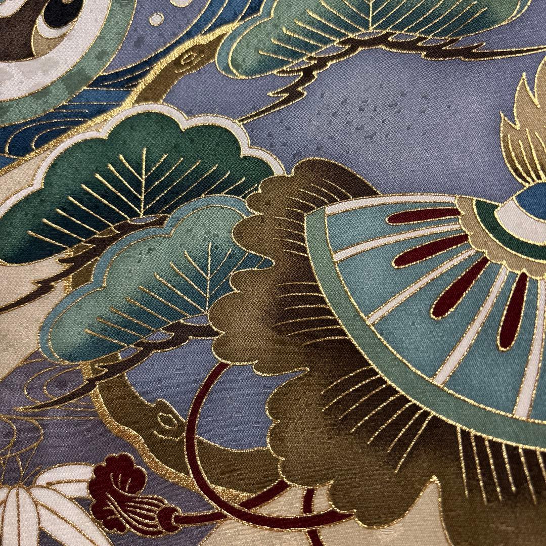 No.15 正絹男の子お祝い着　産着 長襦袢付き　のしめ 七五三