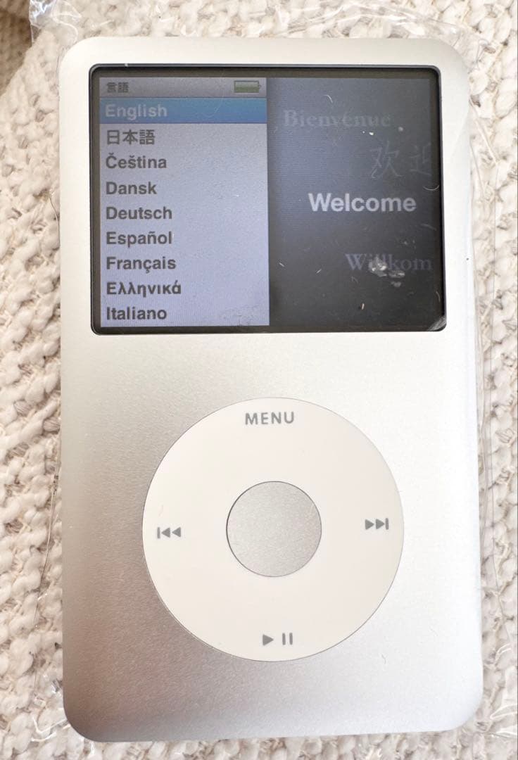 極美品 iPod classic A1238 120GB 新品電池 パネル