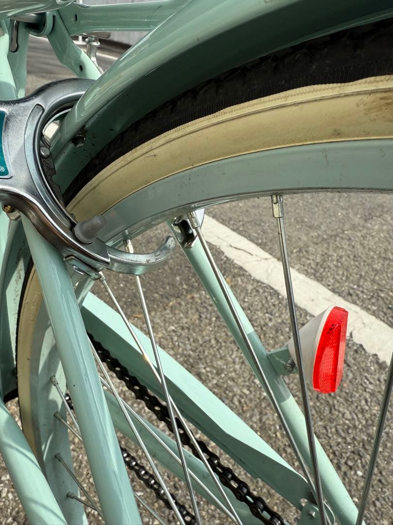 ミントグリーン 24インチサイクル ヘルメット付き