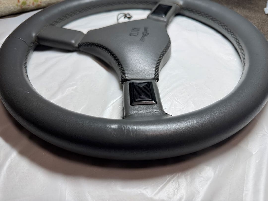 イタルボランテ Pasta レザーステアリング 当時物