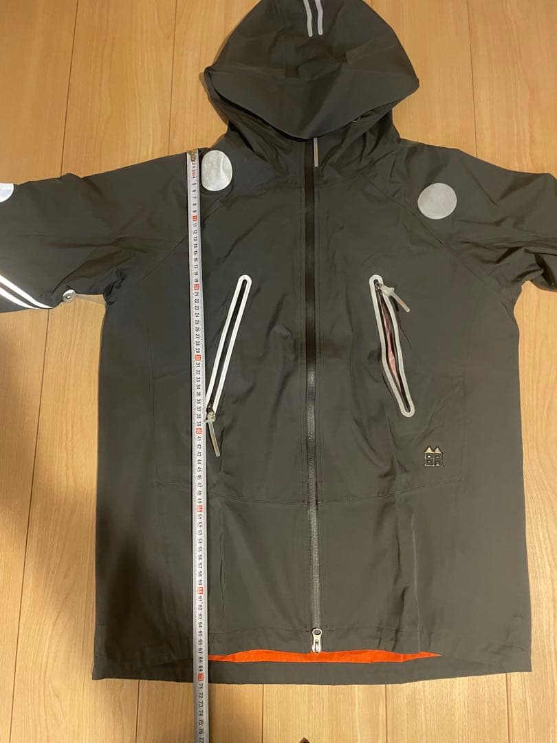 inhabitant ダークグレー ドット柄 スキーウェア